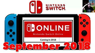 Nintendo Switch Online Launching SEPTEMBER 2018