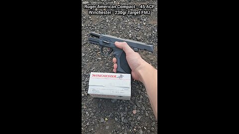 Ruger American Compact - .45 ACP Chronograph (Winchester 230gr Target FMJ)