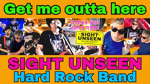 NEW RELEASE! Get me outta here SIGHT UNSEEN #hardrocksongs #hardrockband #hardrockplaylist