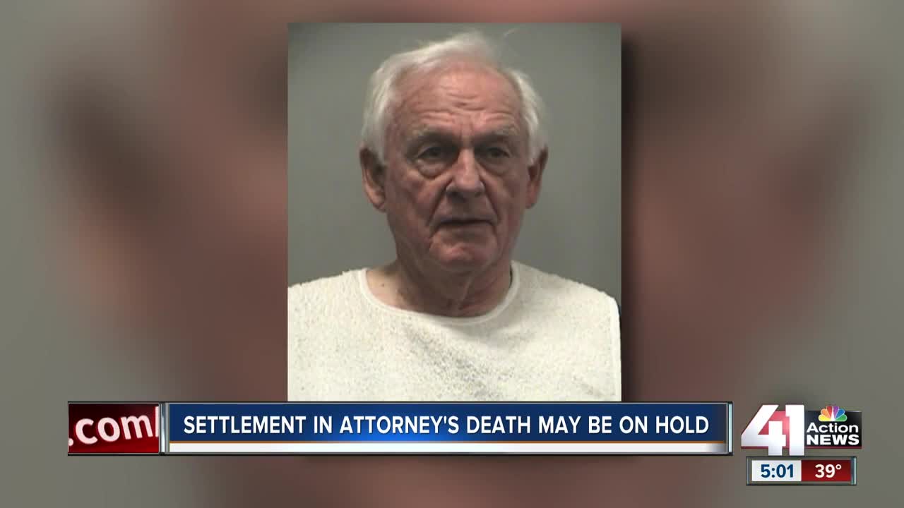 Settlement in attorney’s death may be on hold