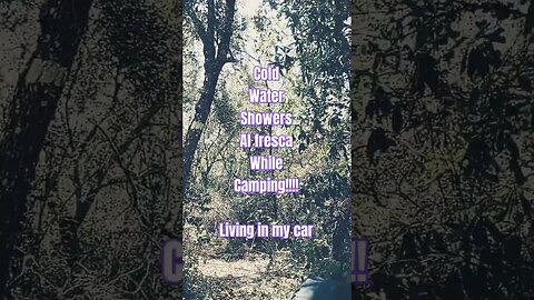 #coldshowers #camping #carcampibg #hammockcamping #livinginmycar #minimalist #hobolife