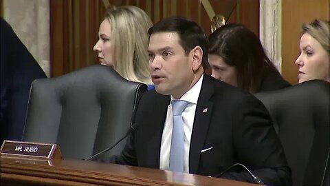 Sen. Rubio Questions U.S. Dept of the Interior Sec. Bernhardt on Florida Offshore Drilling