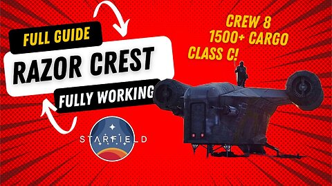 Building the Razor Crest from Starfield: A Complete Guide #starfield #buildguide