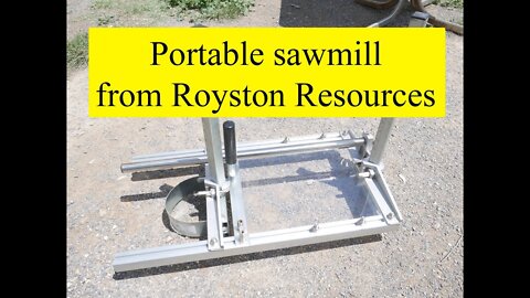Portable sawmill review from Royston Resources - Dismantling to see how it is built