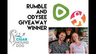 Rumble and Odysee Giveaway Winner