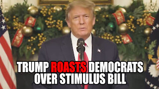 Trump ROASTS Democrats over Stimulus Bill