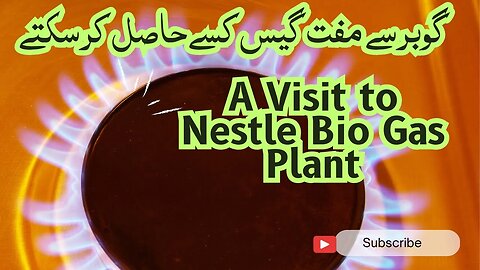 Bio Gas | De watering Machine | Nestle Pakistan | Sand Separator |Amazing idea to use free gas