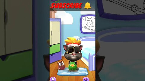 🤭😂😴 Tom Is Too Much Tired #449 | My Talking Tom 2 | #shorts #funwithtom 🤣😂