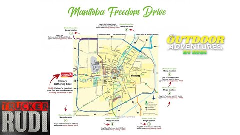 Perimeter Manitoba Freedom Drive 02/12/2022 #FreedomConvoy2022