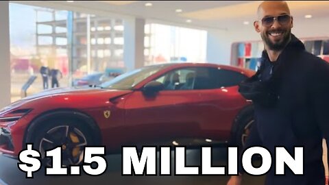 Andrew Tate BUYS Ruby Red $1.5M Ferrari Truck for New Year’s Day