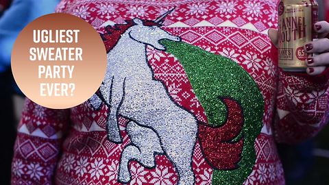 Party with the ugliest Christmas sweaters in Detroit
