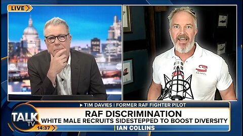 Explosive Debate on RAF Discrimination! On Talk TV with Ian Collins