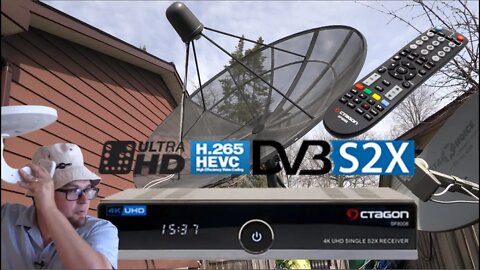 OCTAGON SF8008 4K UHD E2 DVB-S2X Satellite Receiver With E2 Linux OS