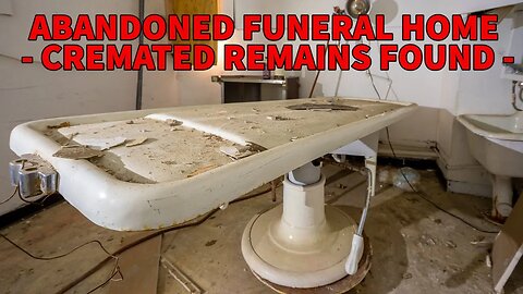 Abandoned Funeral Home Where 100 Cremated Remains Were Found