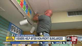 ABC Action News viewers help after non-profit burglarized