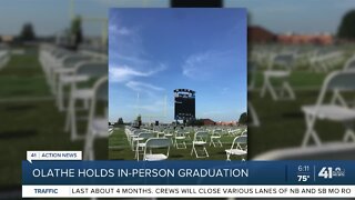 Olathe holds in-person graduation