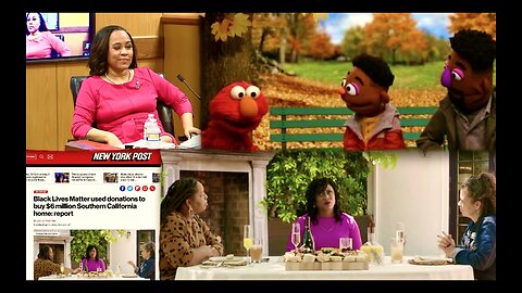 Fani Willis Black Lives Matter Leaders Sesame Street Elmo Exposed As Being Racist Against Blacks