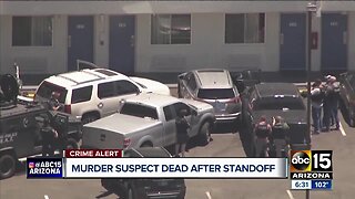 Homicide suspect dies after standoff at Tempe Motel 6