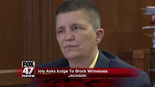 Joly asks judge to block witnesses in arson case