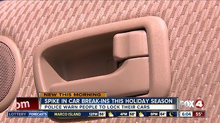 Uptick in car break-ins in Cape Coral, police say lock your doors