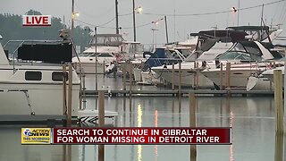 Crews to continue search for woman missing in Detroit River
