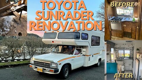 Toyota Sunrader Motorhome Complete Renovation