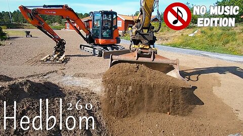 A final layer of our recycled topsoil No Music (Part.8:9) - - Excavator Time Lapse - - (ep.260)