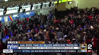 More than 107 million Americans traveling for Christmas