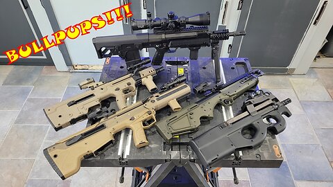 Comparing a Few Bullpup Rifles, Different Brands, Different Calibers