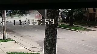 Violent crash on Milwaukee's north side caught on camera