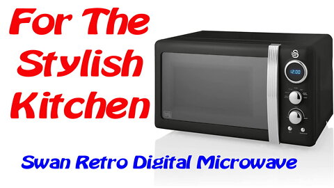 Swan Retro Digital Microwave Oven
