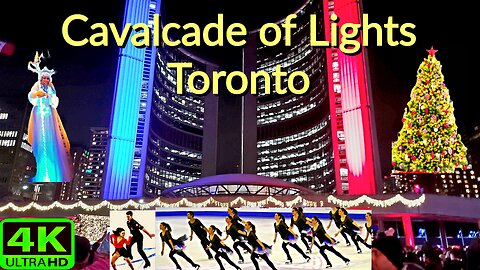 【4K】Cavalcade of lights Toronto Canada 🇨🇦