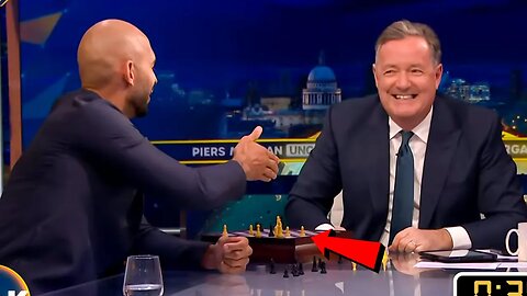 Andrew Tate destroys Piers Morgan in a game of chess