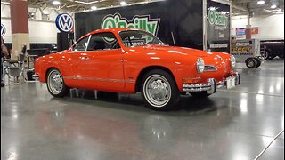 1972 Volkswagen Karmann Ghia Coupe in Orange & Engine Sound on My Car Story with Lou Costabile