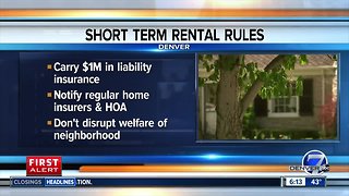 Denver instituting new rules for short term rentals