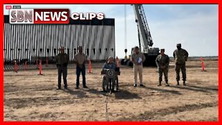 IT'S HEAVY AND WIDE': GOV. ABBOTT STARTS CONSTRUCTION OF TEXAS BORDER WALL - 5632