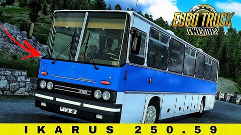 Going on VACATION with IKARUS 250.59 BUS | CARPATHIAN MOUNTAINS | ETS2 Gameplay