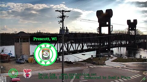 Prescott, WI Rail Cam | BNSF St. Croix Sub | Lift Bridge PTZ Cam | MP 407.606