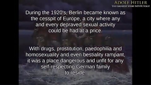 Weimar Republic, Germany 1919-1933: Imagine 14 years of Jewish Degeneracy: Pedophilia, Bestiality, Child Prostitution, Transgenderism, Homosexuality. It happened during this time in Berlin & it's happening again. History Always Repeats Itself