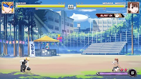 Mugen true widescreen Stage - Playground from - [ Dengeki Bunko - Crossving void ]