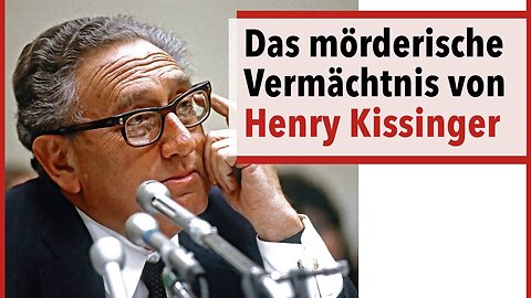 Das mörderische Vermächtnis von Henry Kissinger@acTVism Munich🙈