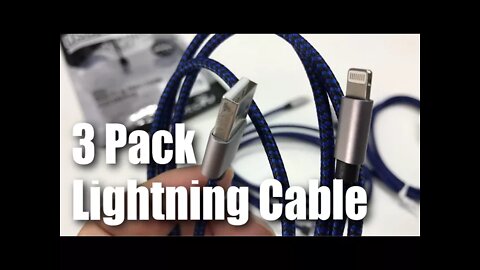 Braided Lightning USB charging cables Review