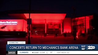 Concerts return to Mechanics Bank Arena