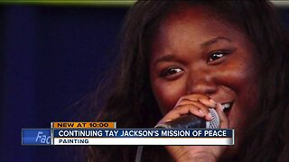Dozens raise money to improve Moody Park basketball courts in honor of Tay Jackson