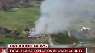 House explodes in rural Owen County, killing 1 person