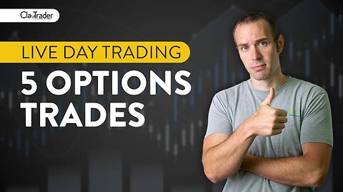 [LIVE] Day Trading | 5 Options Trades