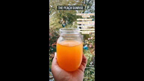 The peach sunrise tea recipe