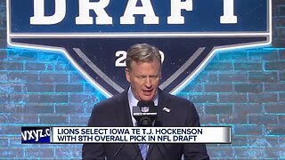 Lions select T.J. Hockenson in NFL Draft