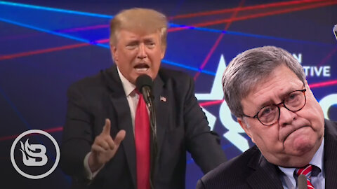 Trump Turns on Bill Barr at CPAC and Crowd ERUPTS in Laughter