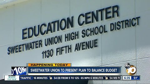 Sweetwater District to unveil plan to balance its budget